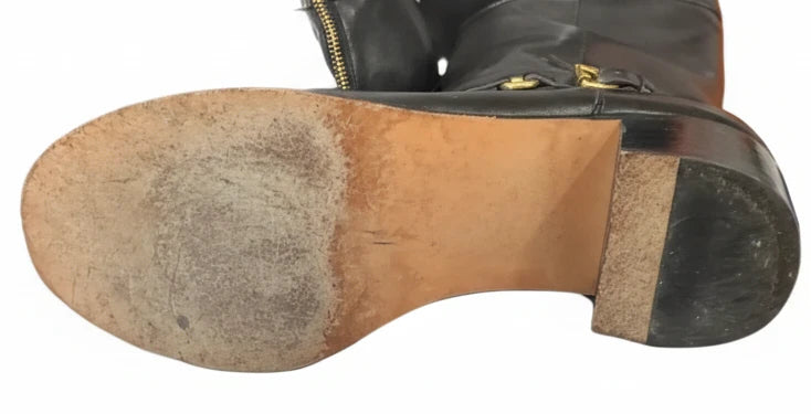 Boots Designer By Coach In Black, Size: 8.5