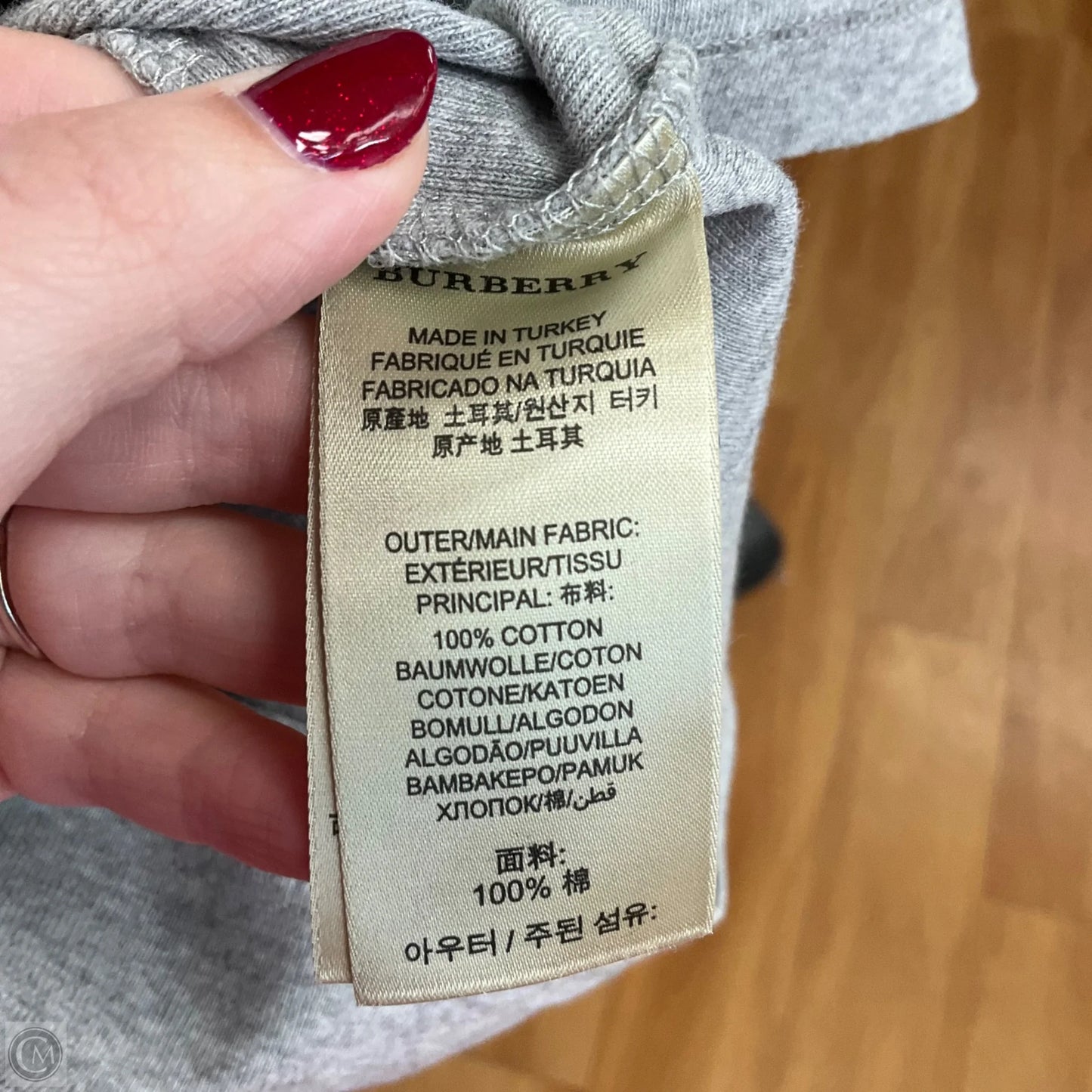 Accessory Luxury Designer Label By Burberry, Size: Small