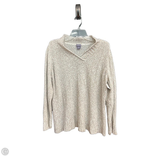 Sweater By Laura Scott In Cream, Size: 1x