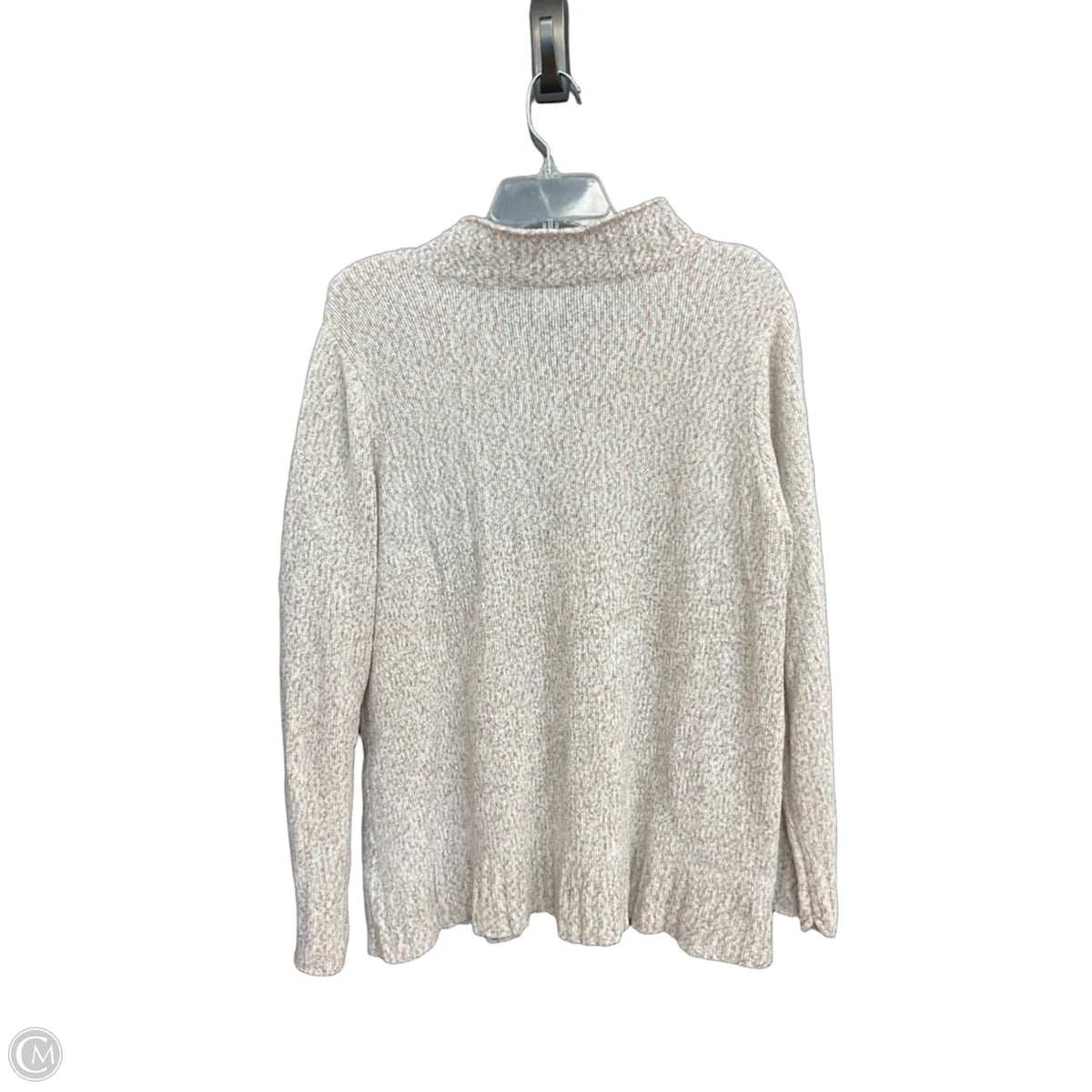 Sweater By Laura Scott In Cream, Size: 1x