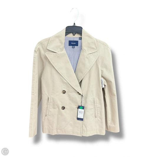 Jacket Designer By Facconnable In Tan, Size: 10