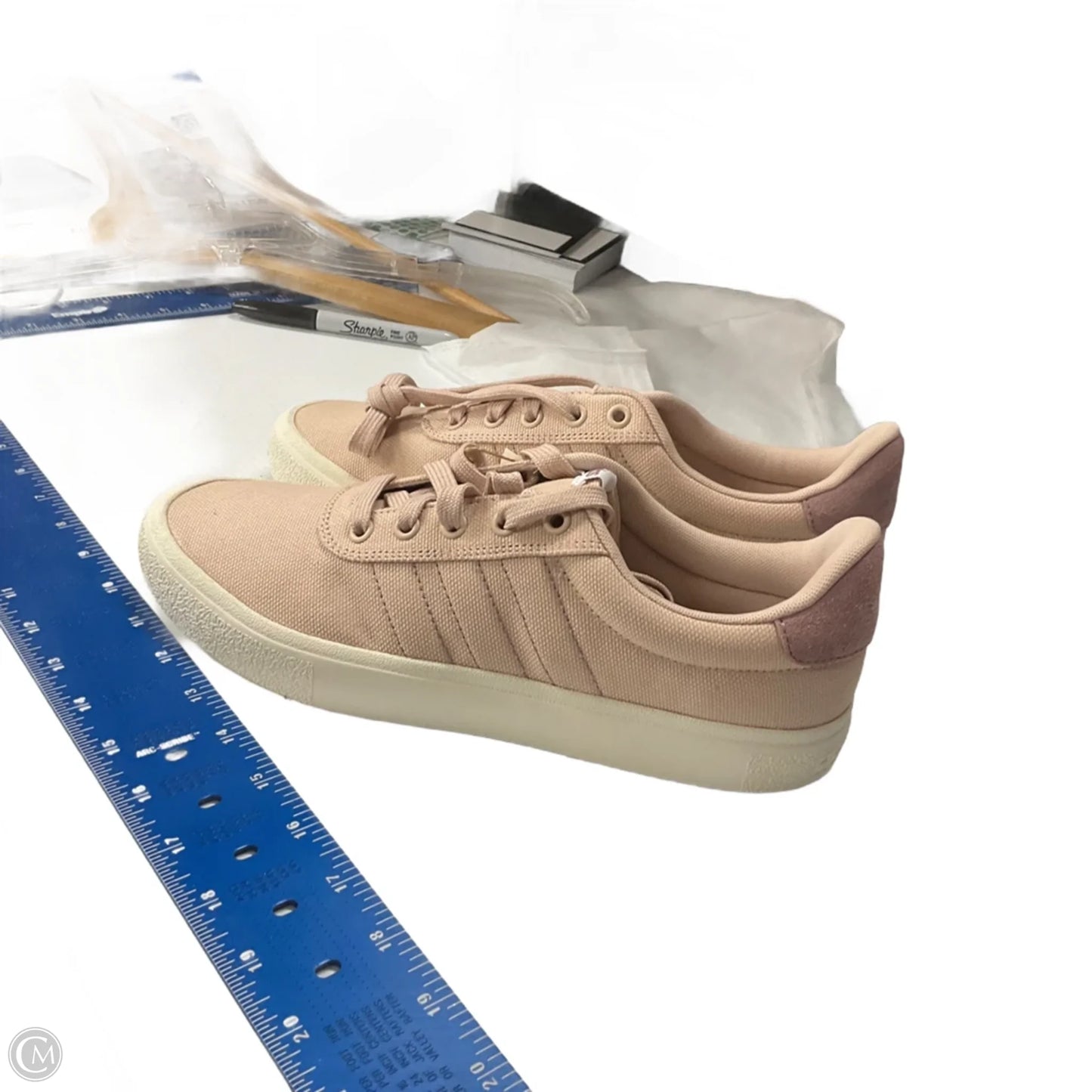 Shoes Athletic By Adidas In Peach, Size: 9