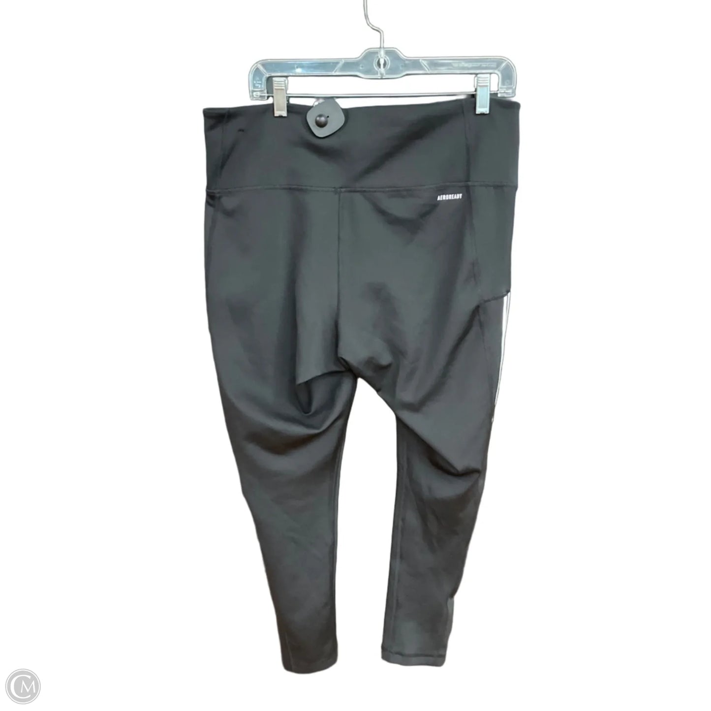 Athletic Leggings By Adidas In Black, Size: 2x