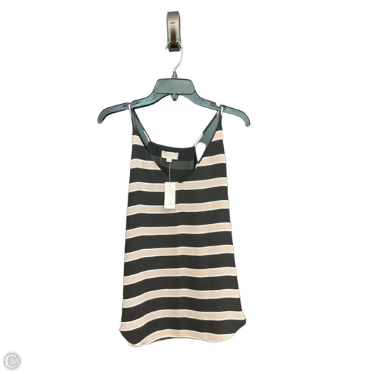 Top Sleeveless By Loft In Striped Pattern, Size: M