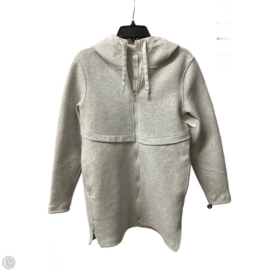 Athletic Jacket By Lululemon In Grey, Size: S