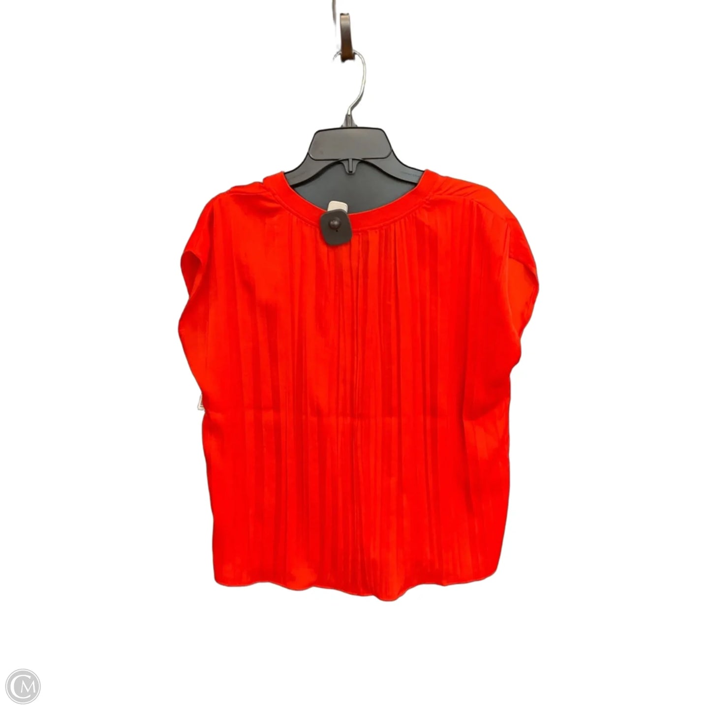 Top Short Sleeve By Modern Works In Orange, Size: S