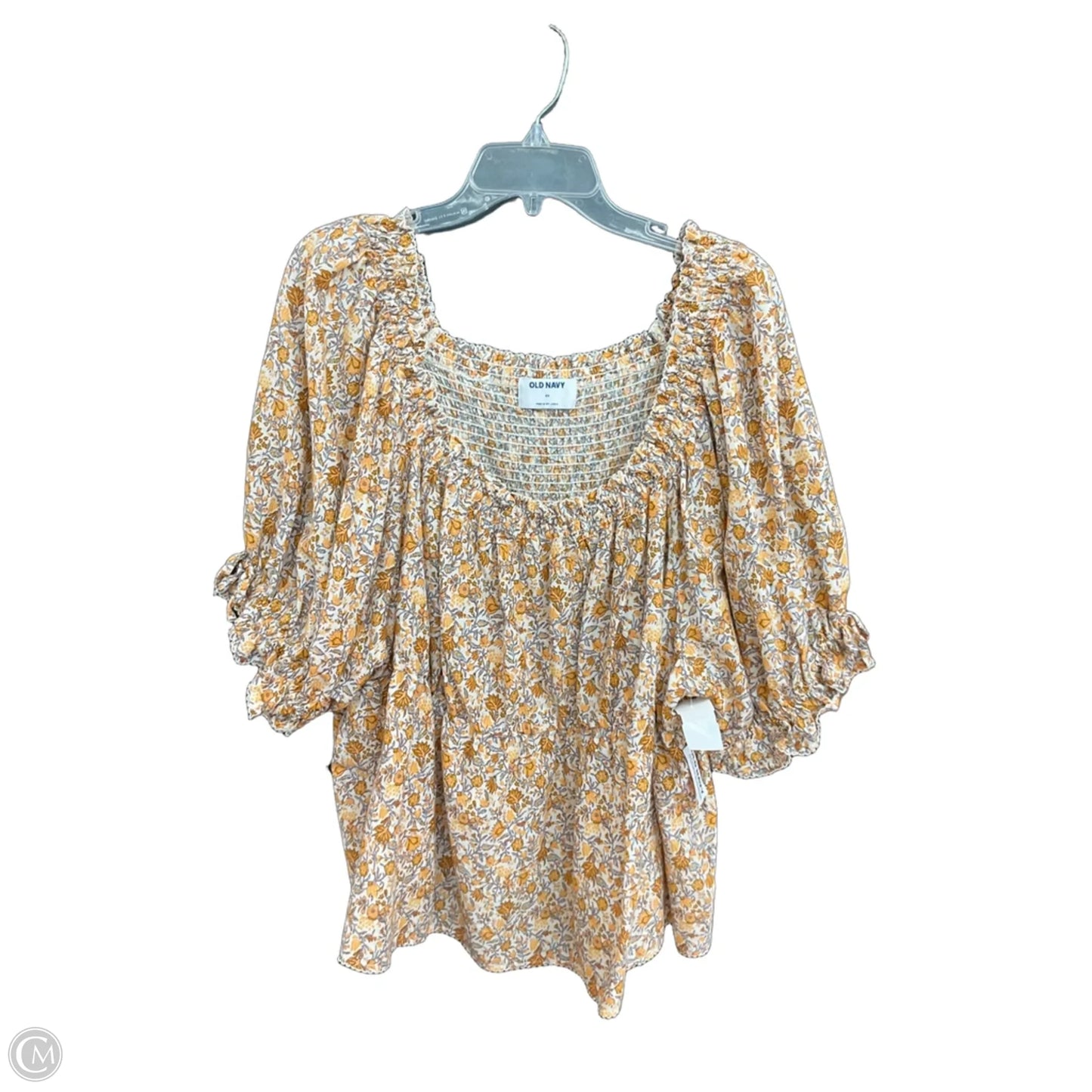 Top Short Sleeve By Old Navy In Floral Print, Size: 3x