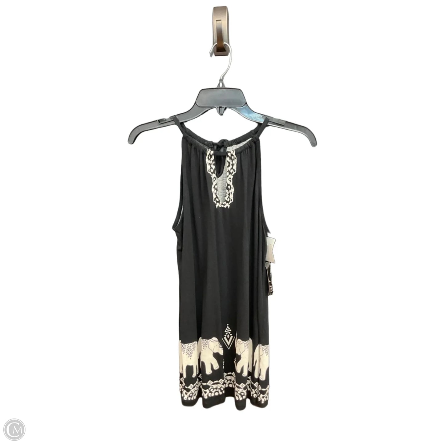 Top Sleeveless By International Concepts In Black, Size: Xs