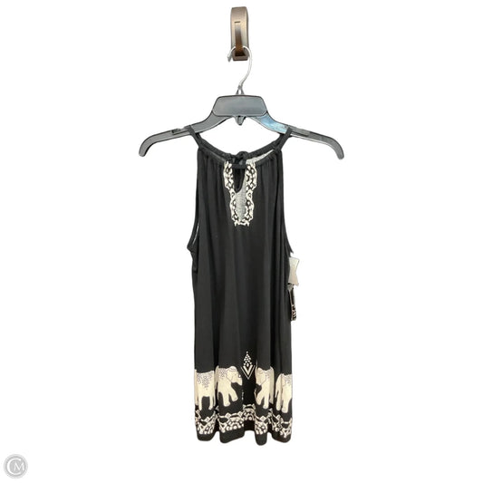 Top Sleeveless By International Concepts In Black, Size: Xs