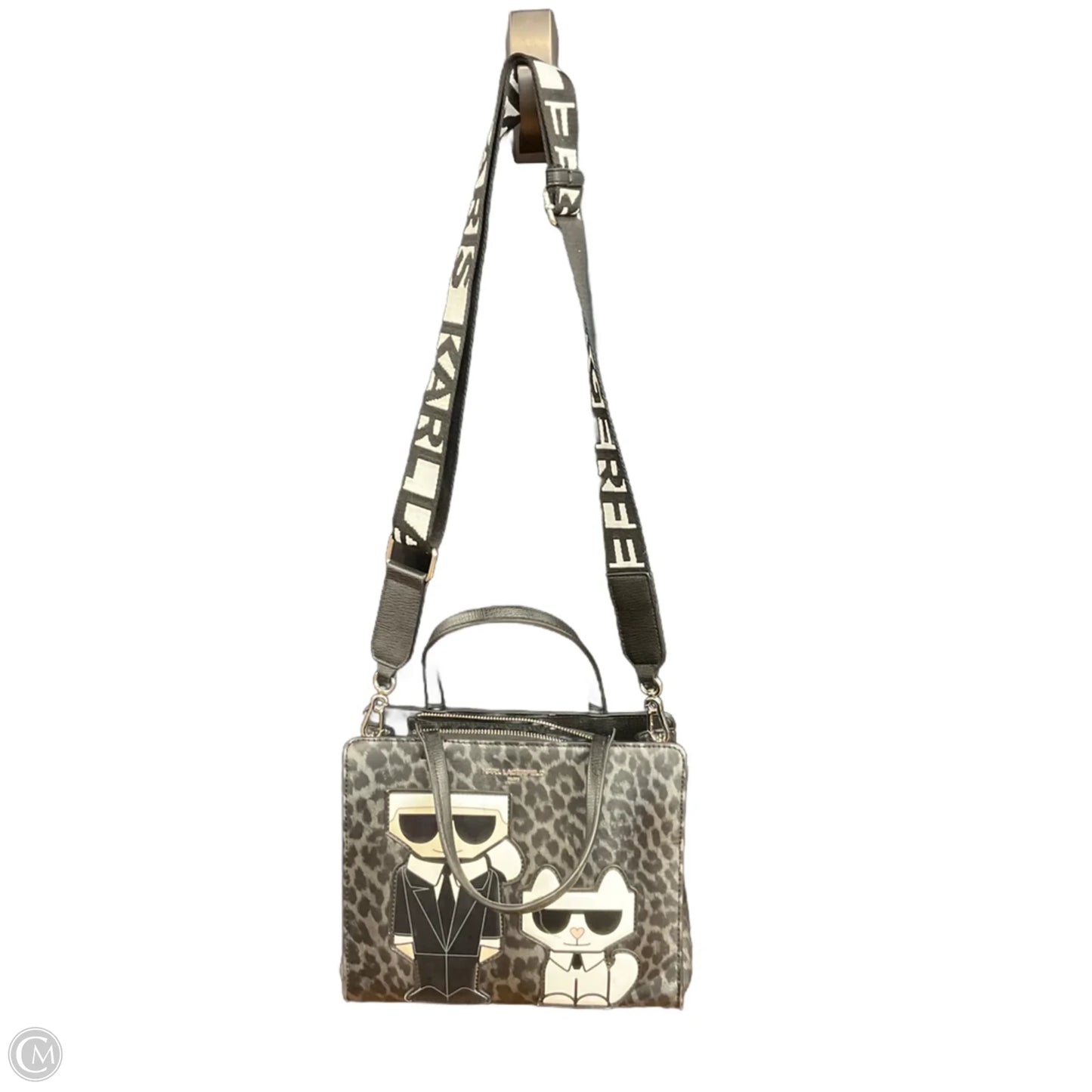 Crossbody Designer By Karl Lagerfeld, Size: Medium