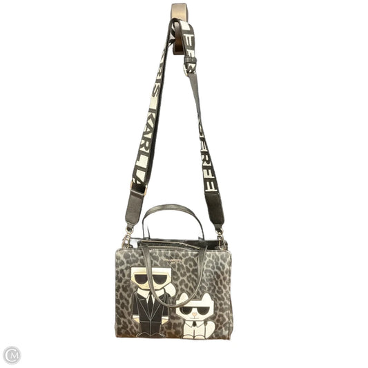 Crossbody Designer By Karl Lagerfeld, Size: Medium