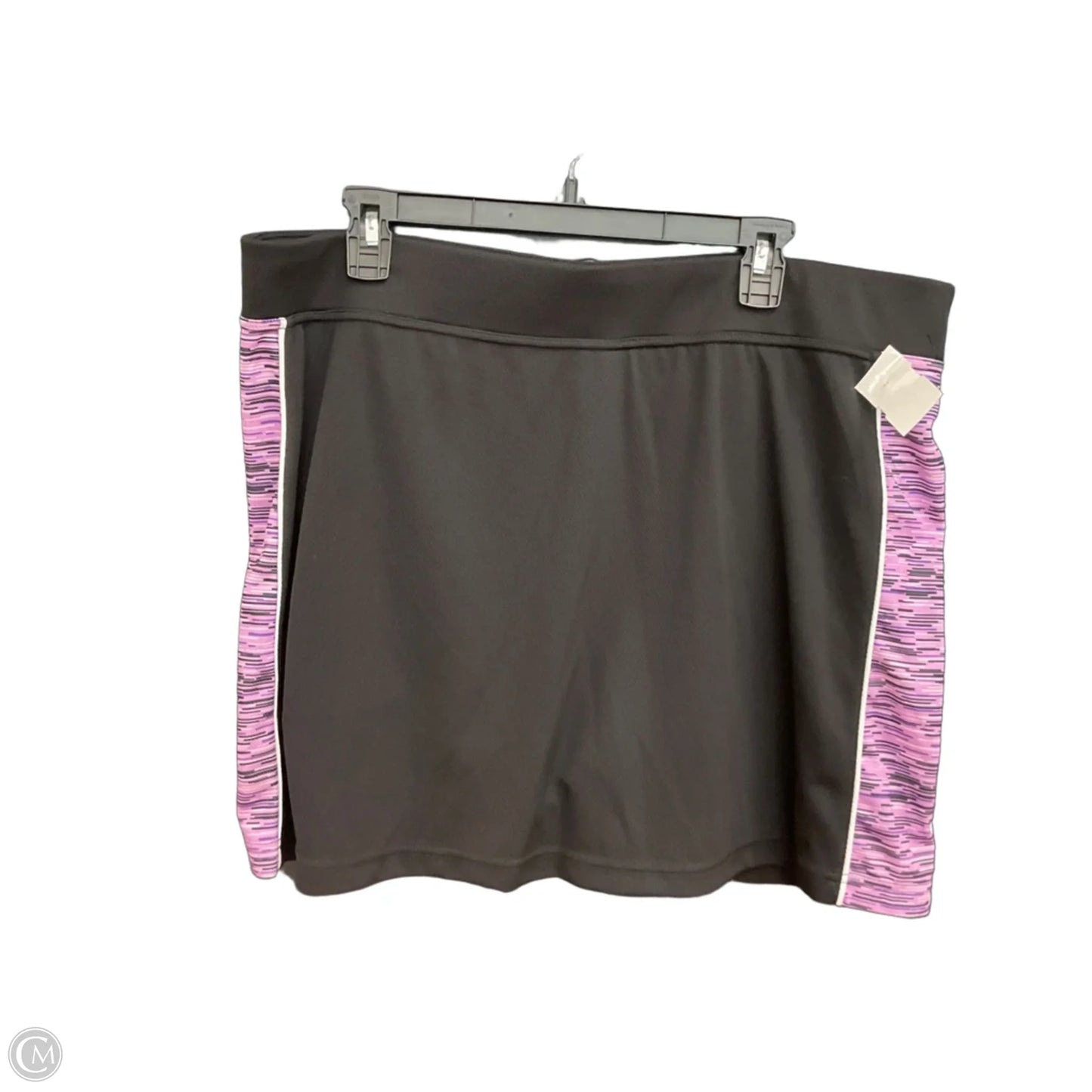 Athletic Shorts 2pc By Made For Life In Black & Purple, Size: Xl