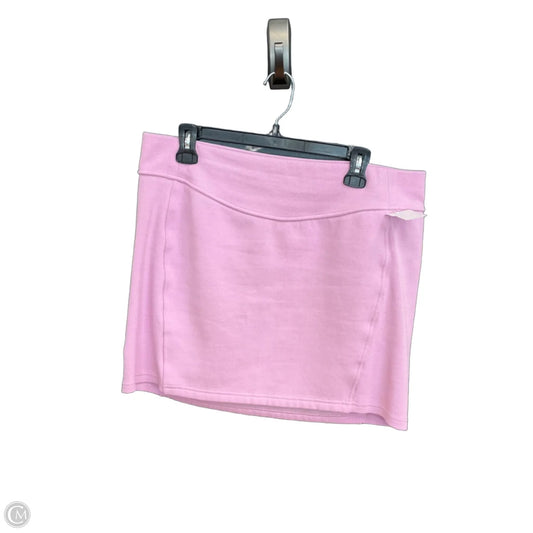 Skirt Mini & Short By Lululemon In Pink, Size: Xl
