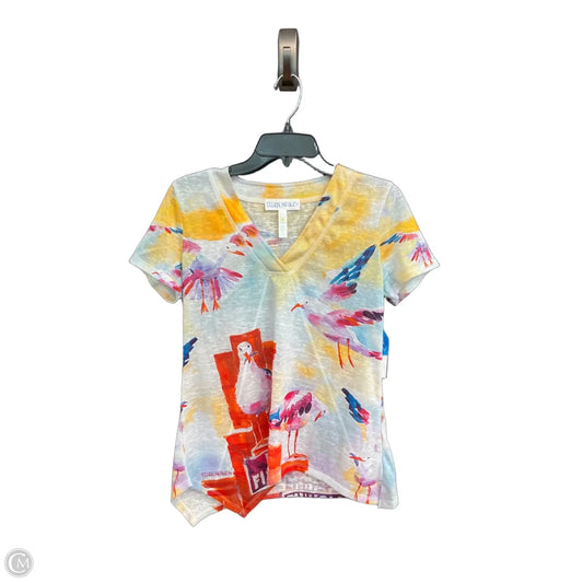 Top Short Sleeve By Cmc In White, Size: S