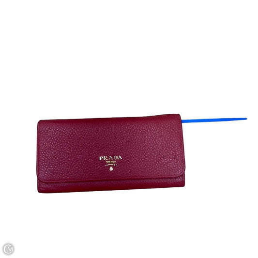 Wallet Luxury Designer By Prada, Size: Medium