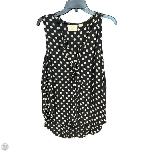 Top Sleeveless By Maeve In Polkadot Pattern, Size: Xl