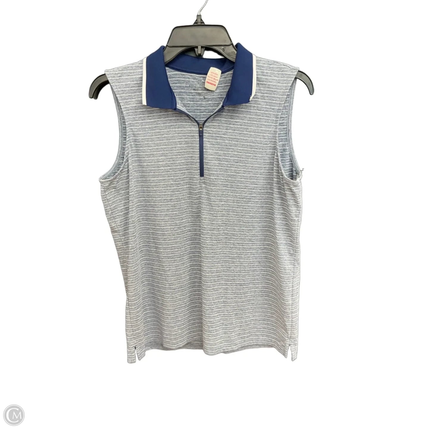Top Sleeveless By Vineyard Vines In Blue, Size: S