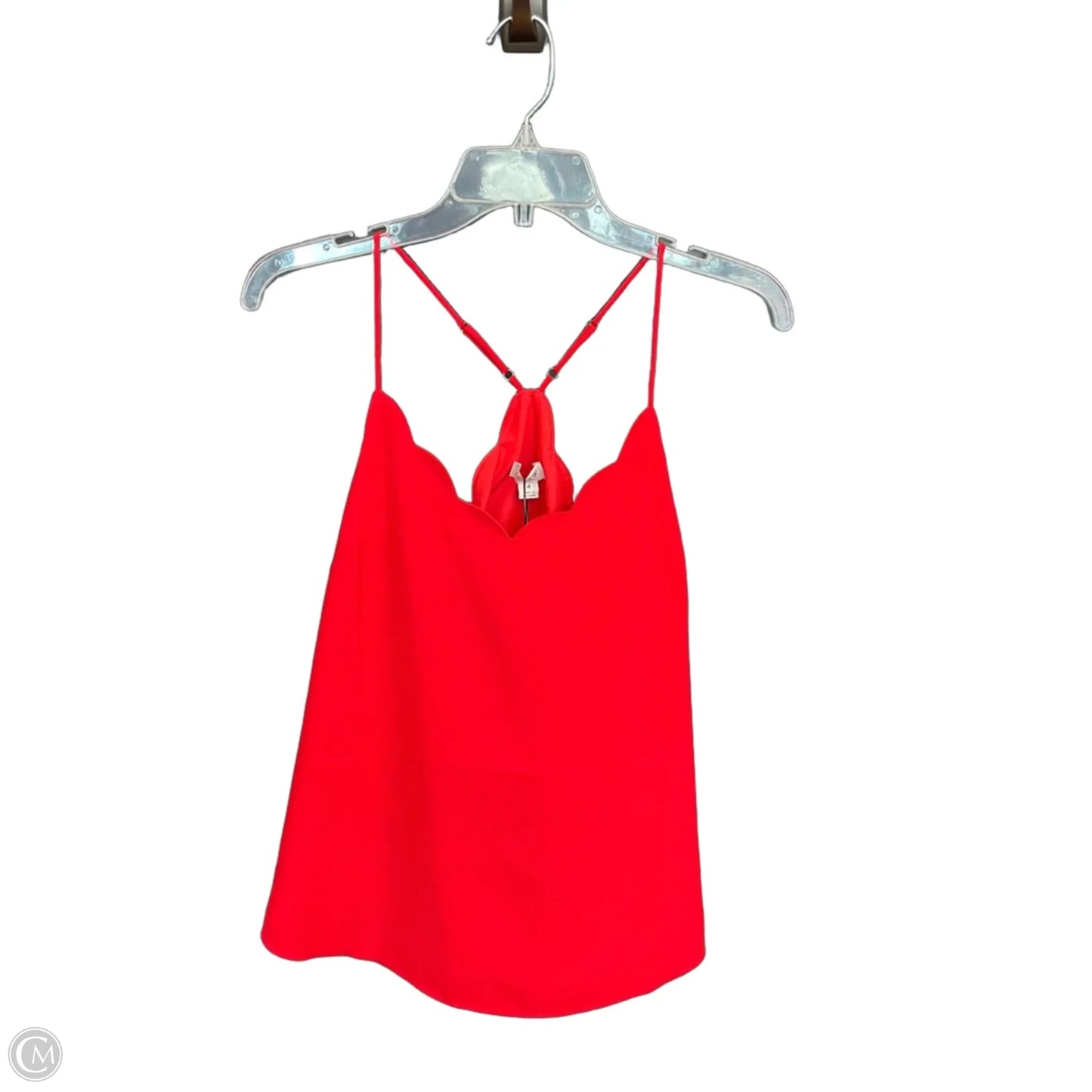 Top Sleeveless By J. Crew In Red, Size: S