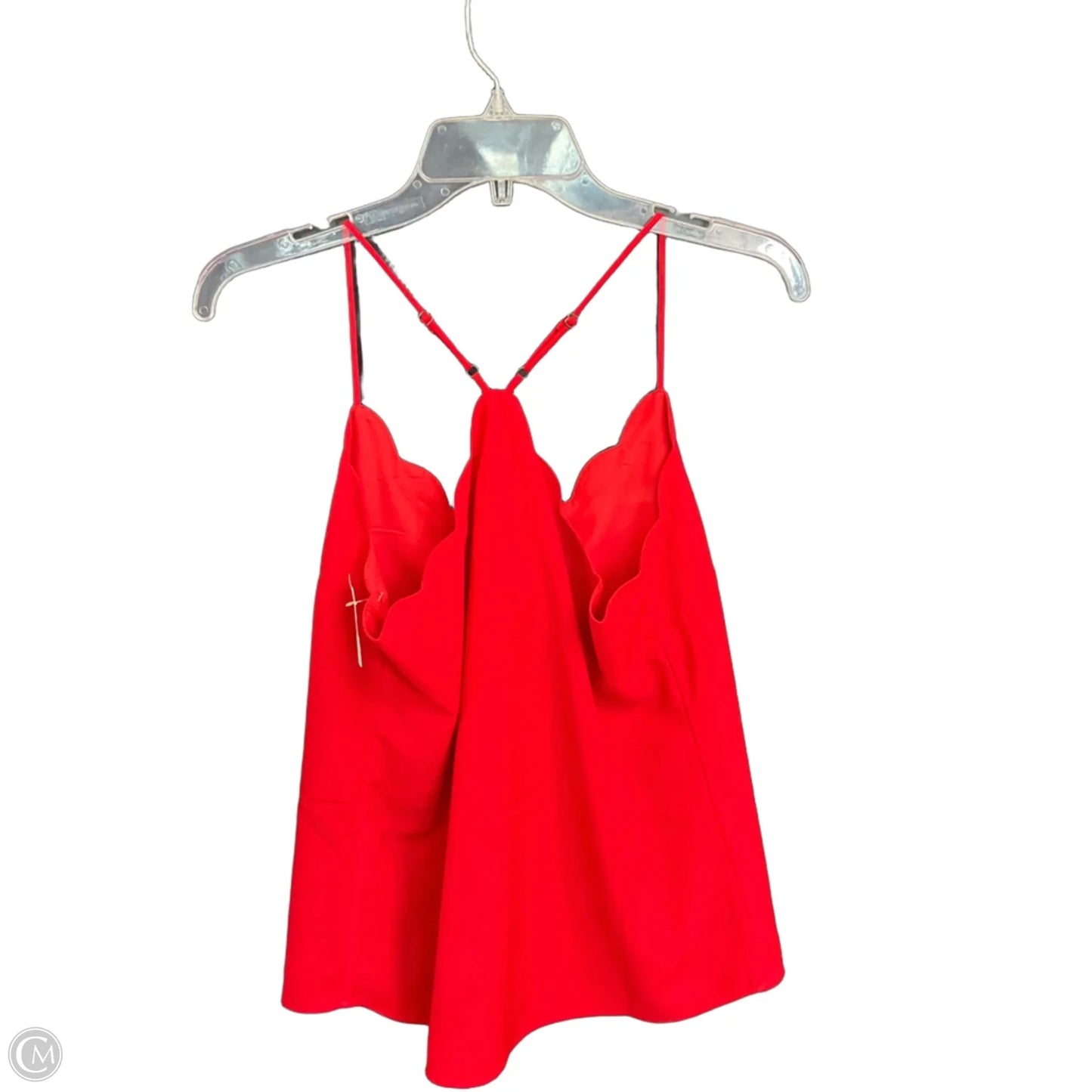 Top Sleeveless By J. Crew In Red, Size: S