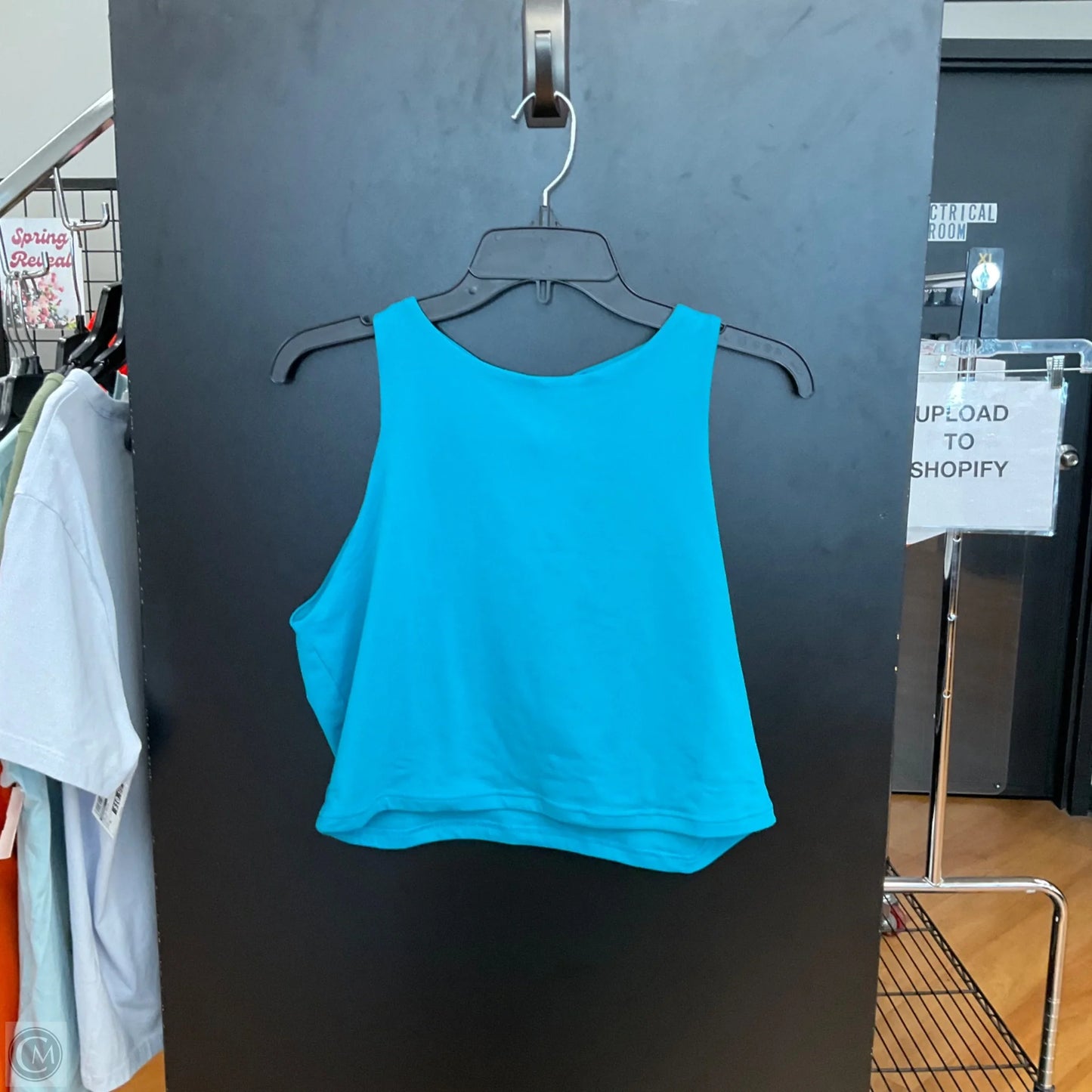 Athletic Tank Top By Reoria In Blue, Size: 1x