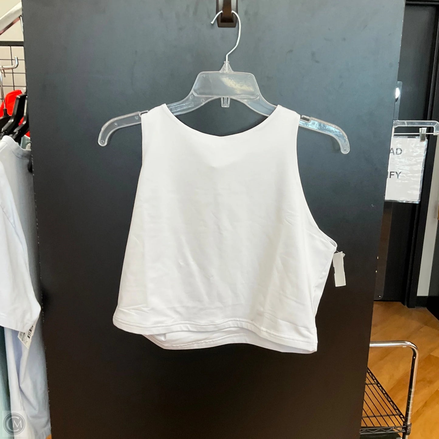 Athletic Tank Top By Reoria In White, Size: 1x