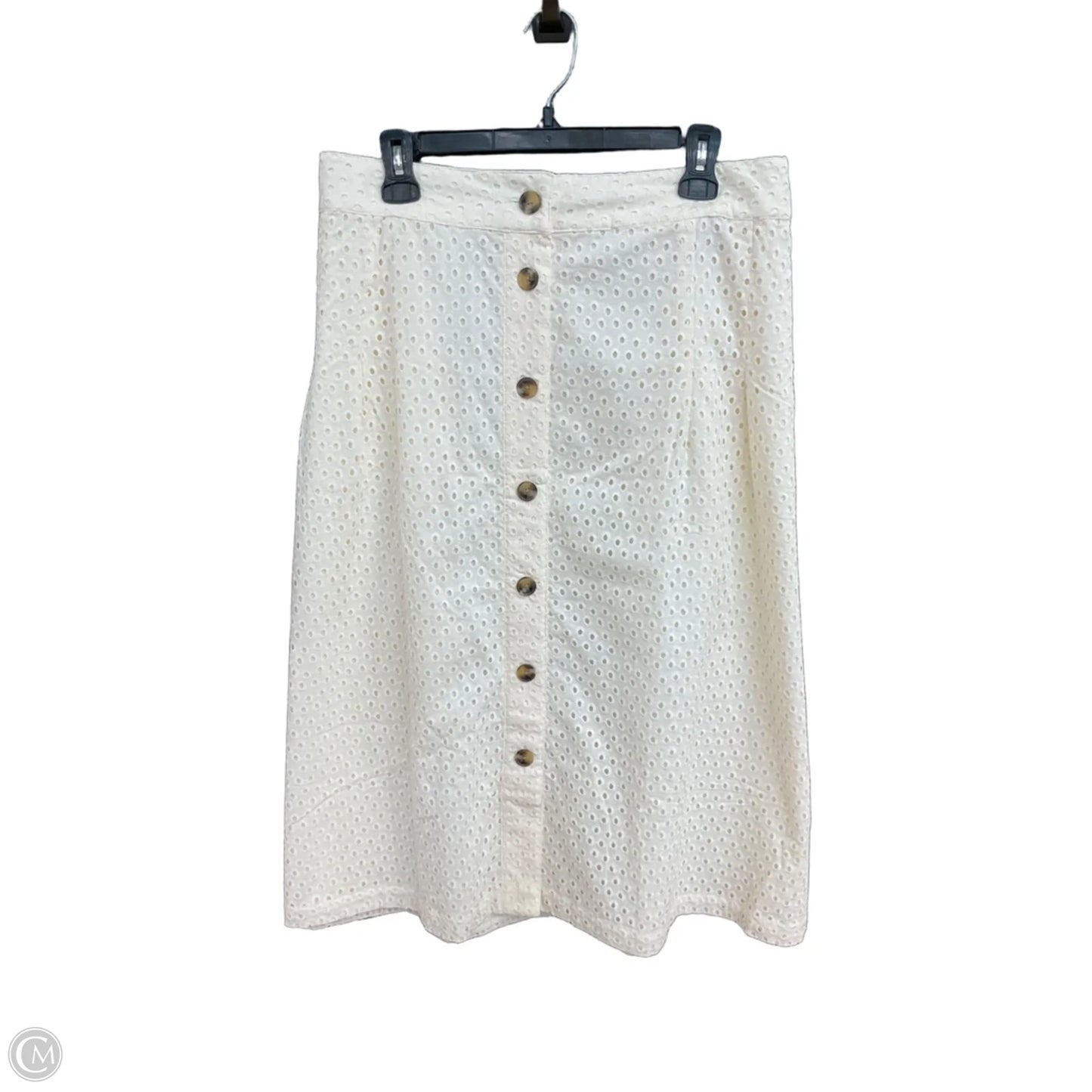 Skirt Maxi By Evri In Cream, Size: 4x