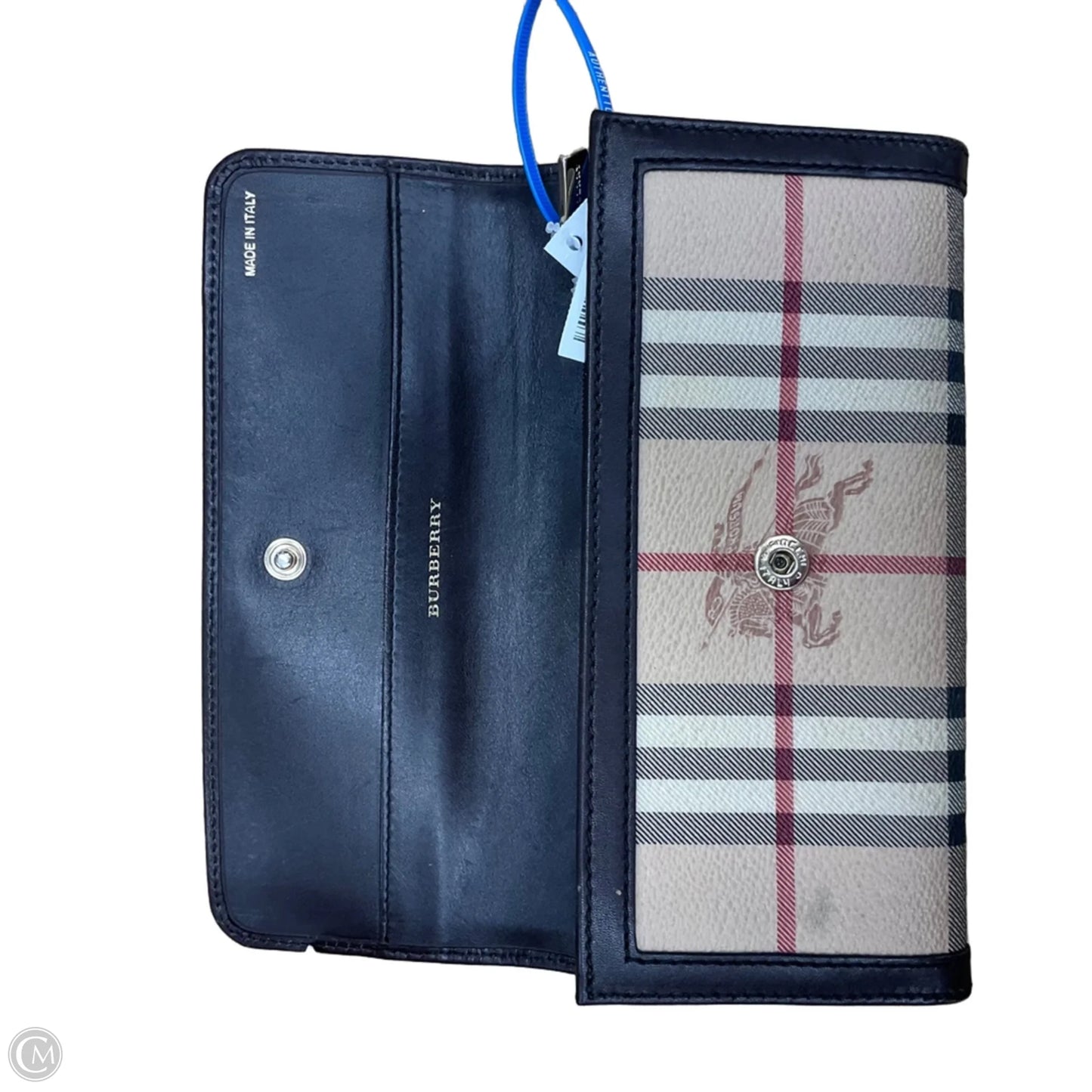Wallet Luxury Designer By Burberry, Size: Large