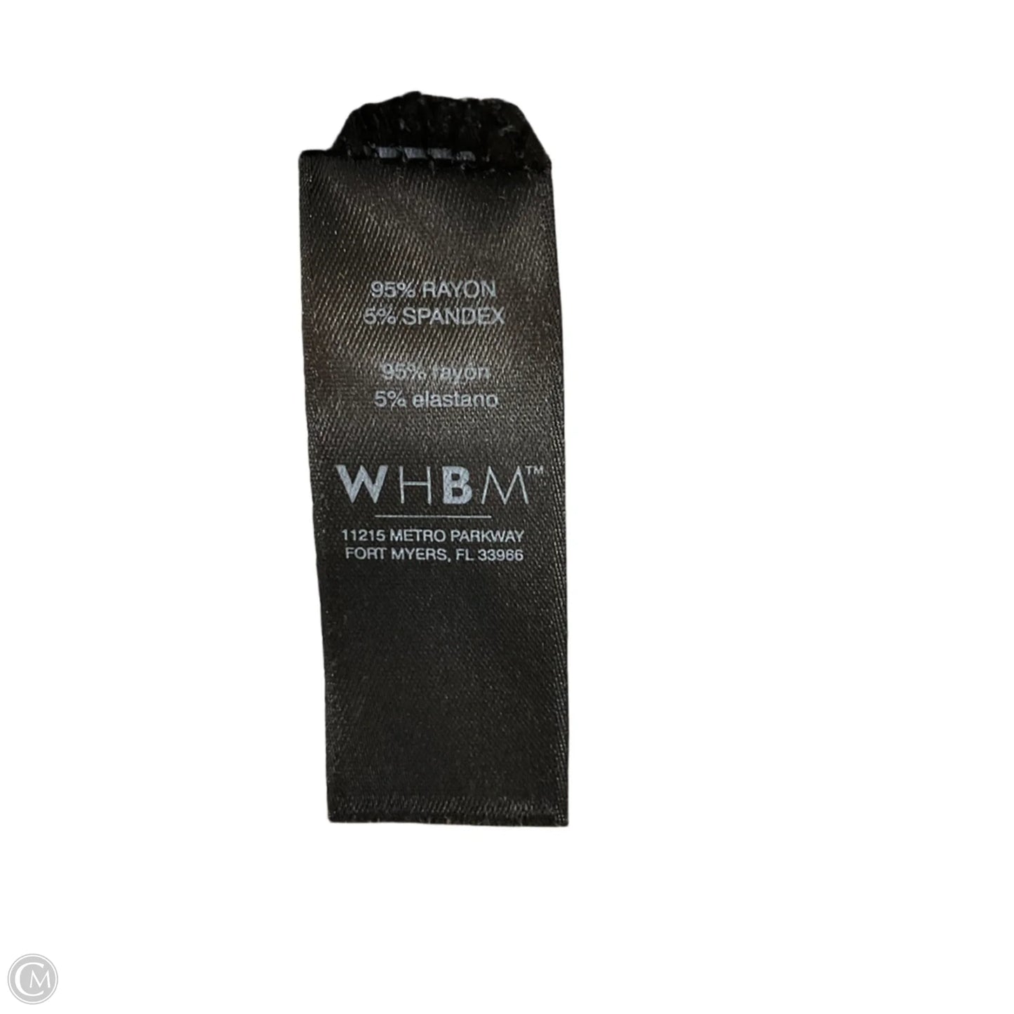 Top Short Sleeve By White House Black Market In Black & White, Size: Xs