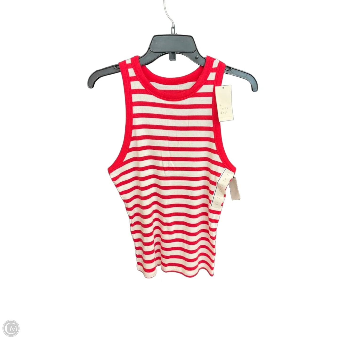 Tank Top By A New Day In Striped Pattern, Size: L