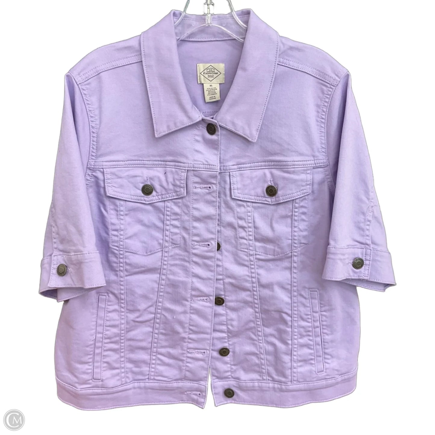 Jacket Other By St Johns Bay In Purple, Size: Xl