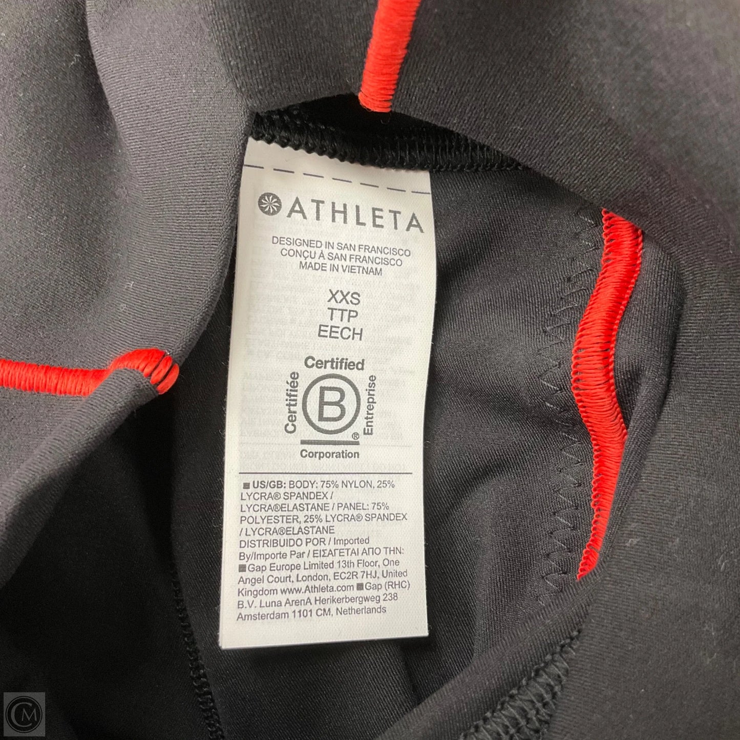 Athletic Leggings By Athleta In Black, Size: Xxs