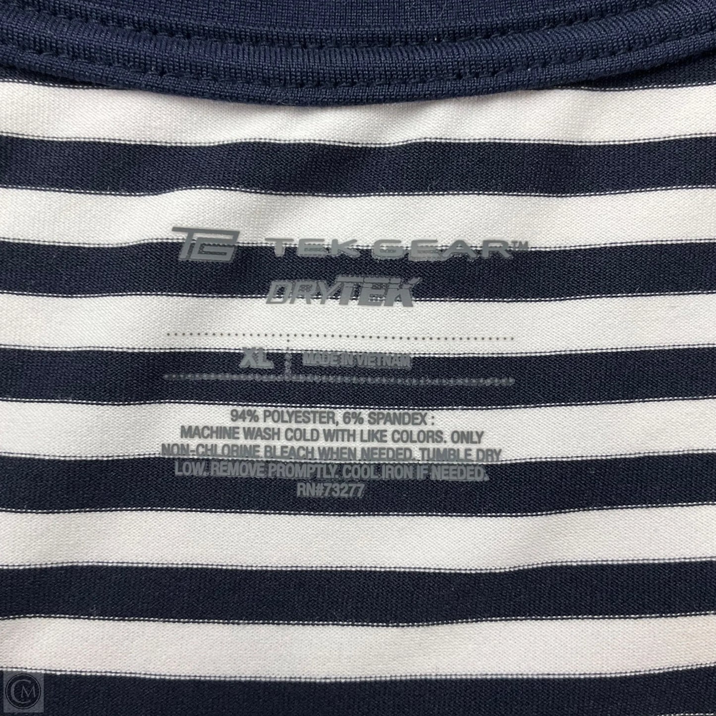 Athletic Tank Top By Tek Gear In Blue, Size: Xl