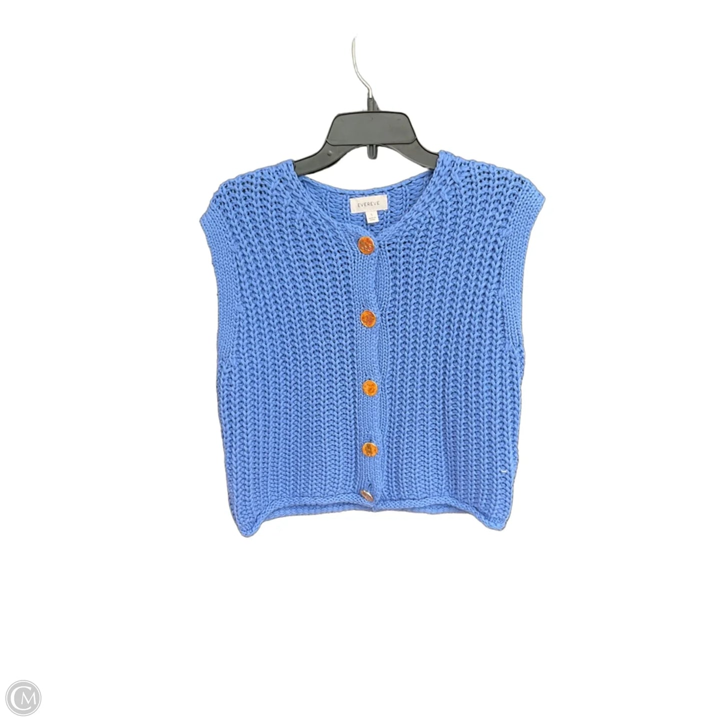 Top Sleeveless By Evereve In Blue, Size: S