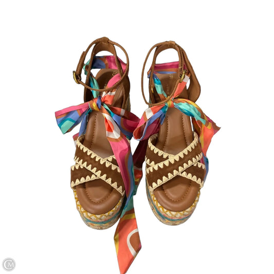 Sandals Designer By Kurt Geiger In Tan, Size: 8.5