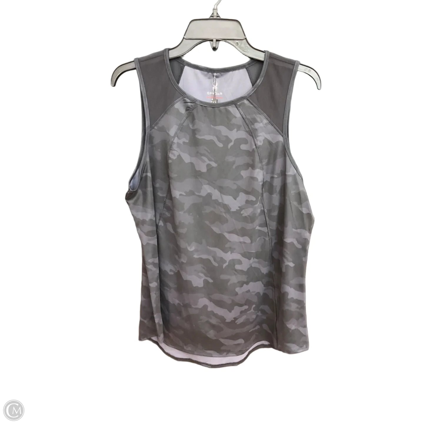 Athletic Tank Top By Spyder In Camouflage Print, Size: Xl