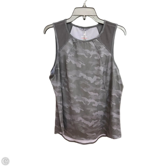 Athletic Tank Top By Spyder In Camouflage Print, Size: Xl