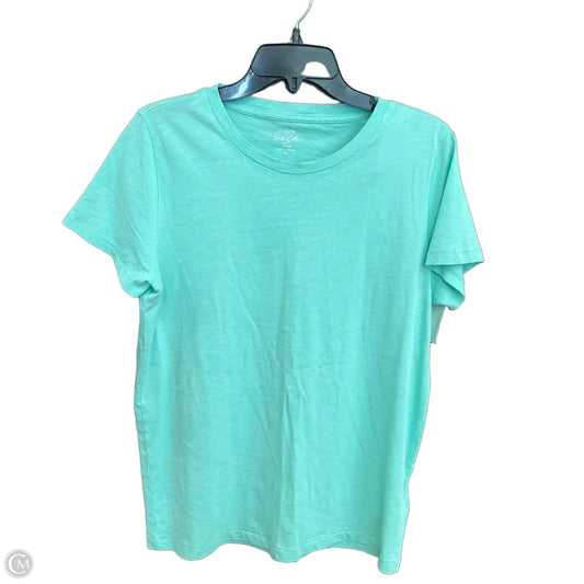 Top Short Sleeve By J. Crew In Teal, Size: L