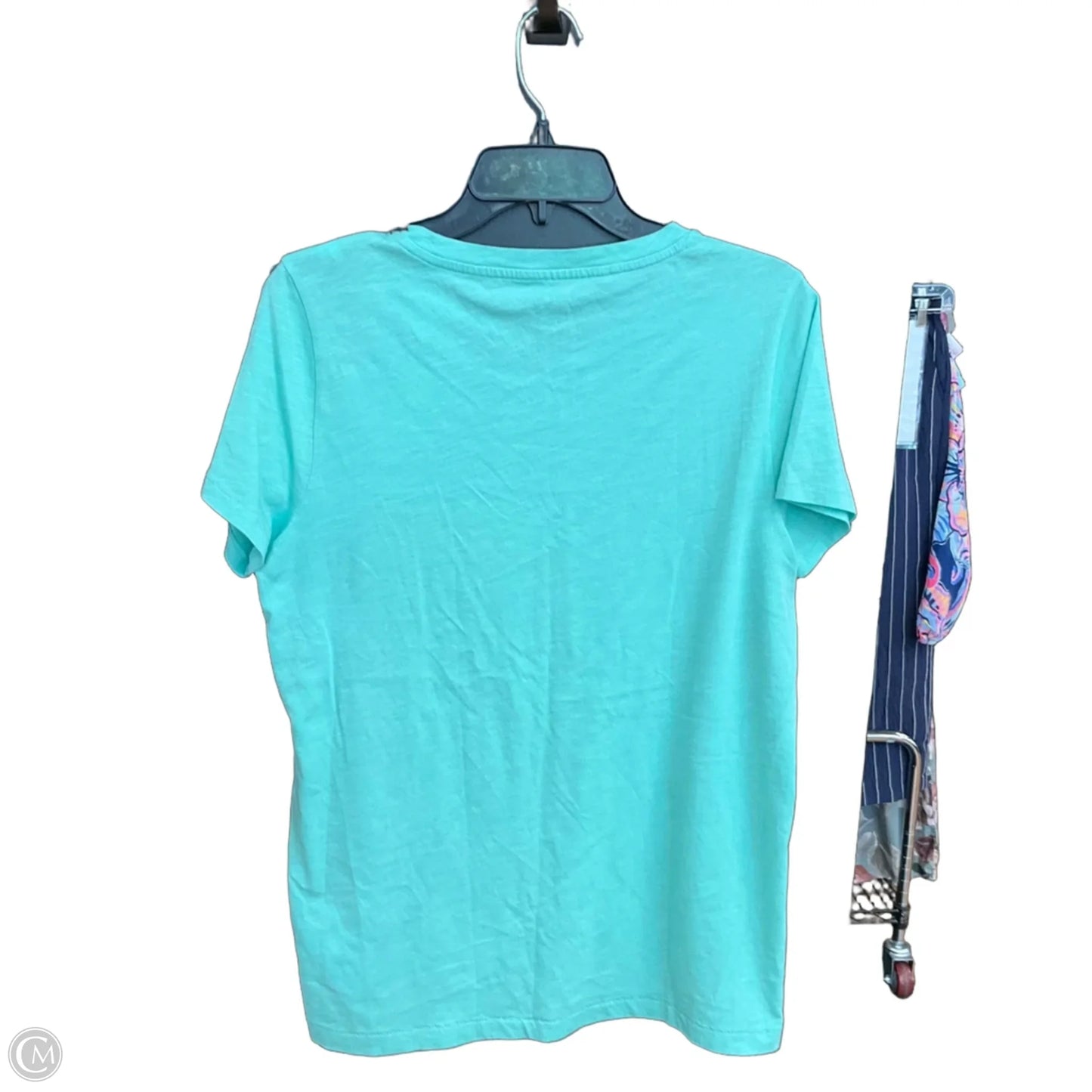 Top Short Sleeve By J. Crew In Teal, Size: L