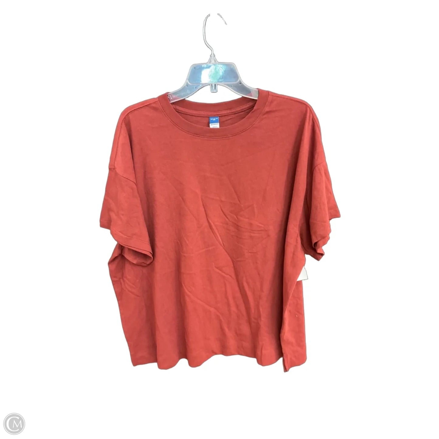 Top Short Sleeve By Old Navy In Bronze, Size: Xxl