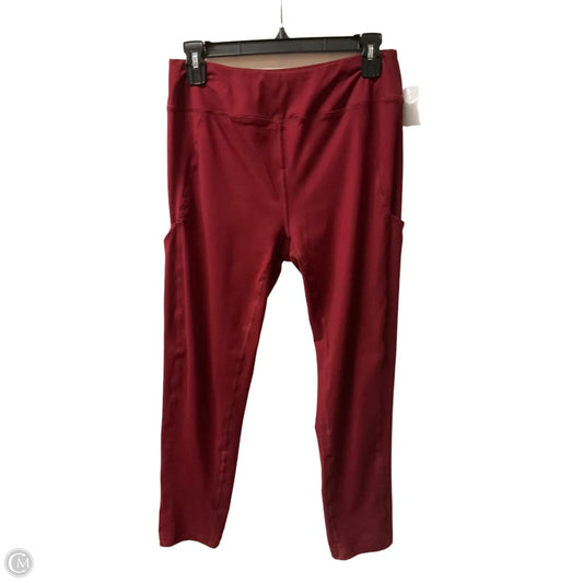 Athletic Leggings By Lululemon In Red, Size: 6