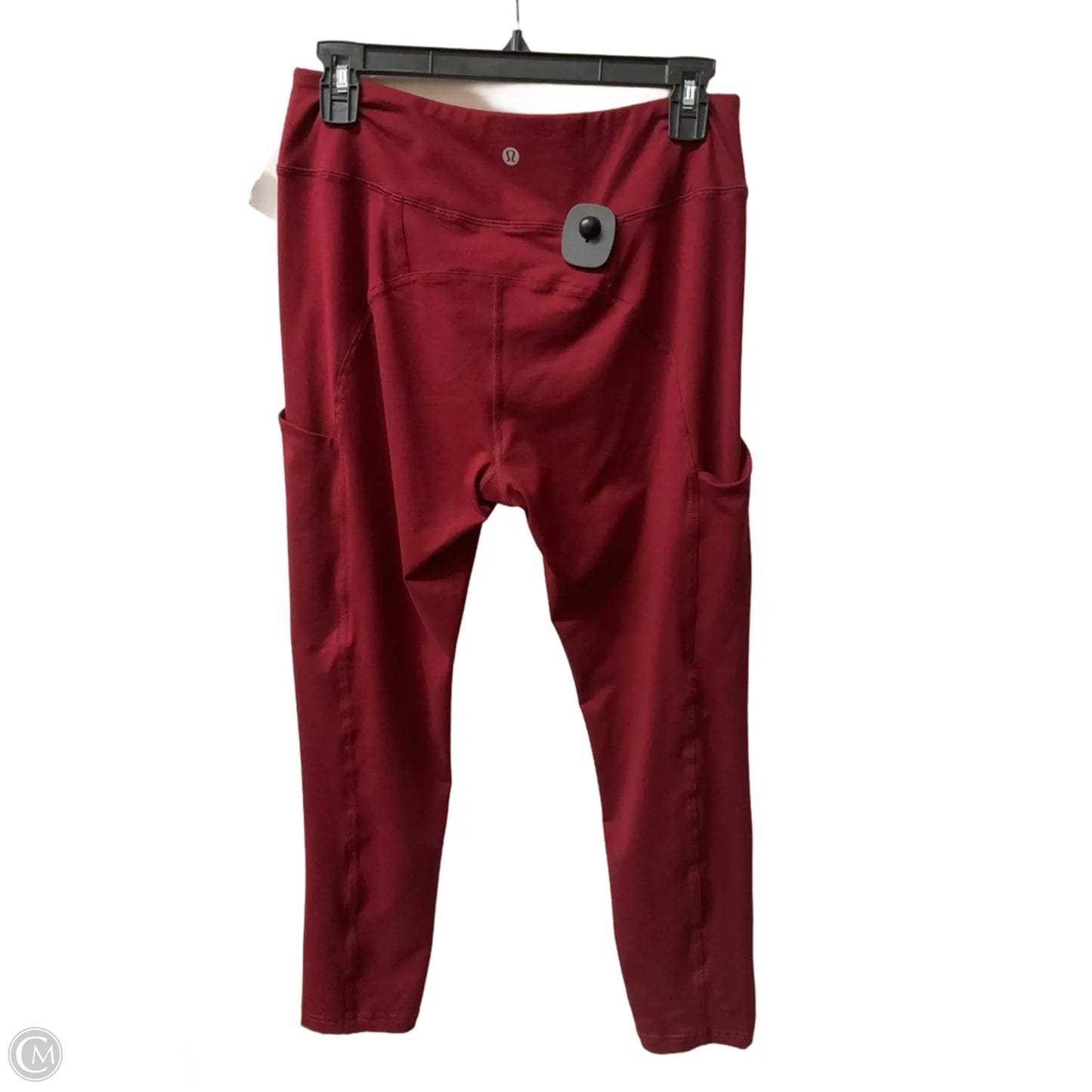 Athletic Leggings By Lululemon In Red, Size: 6
