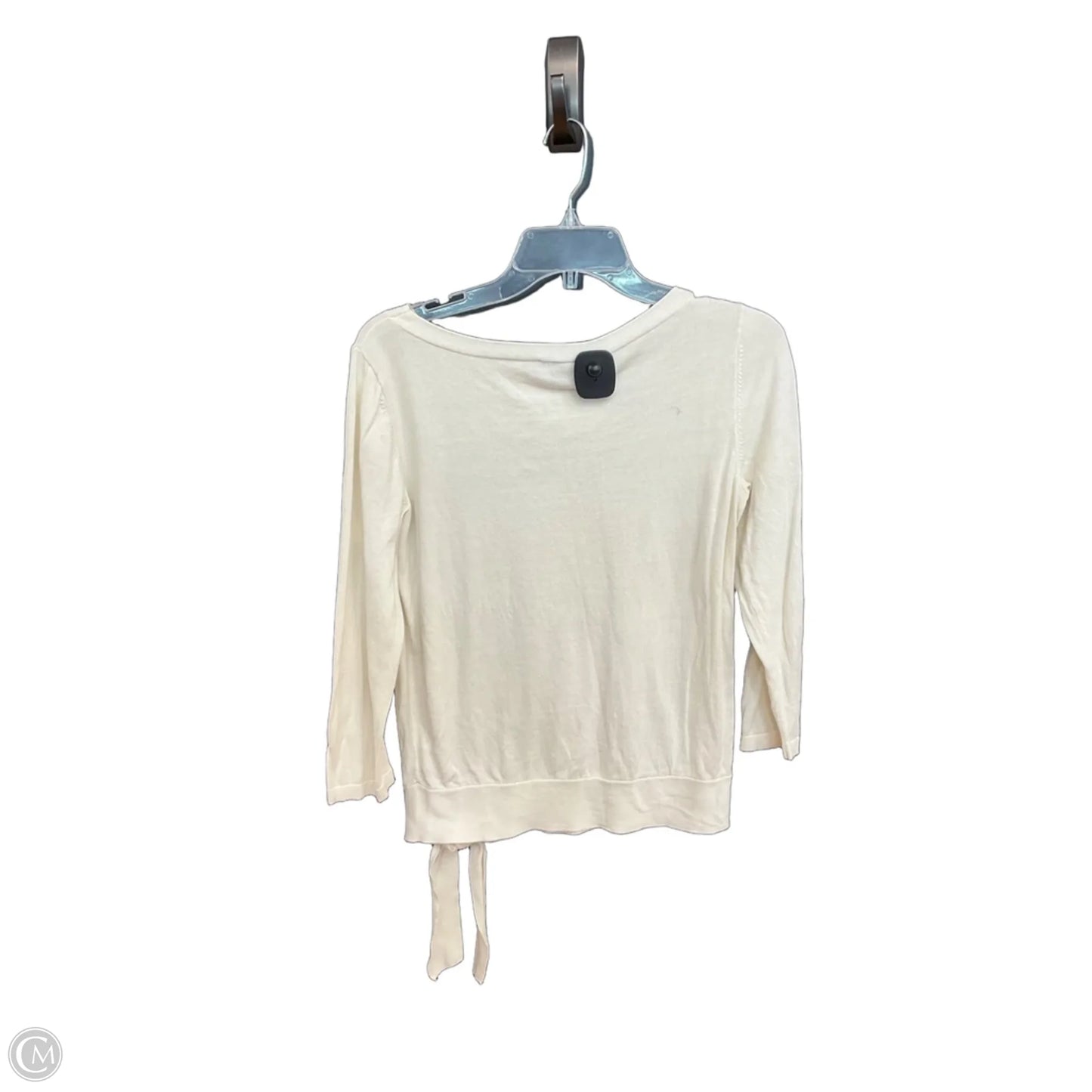 Top Long Sleeve By Talbots In Cream, Size: S