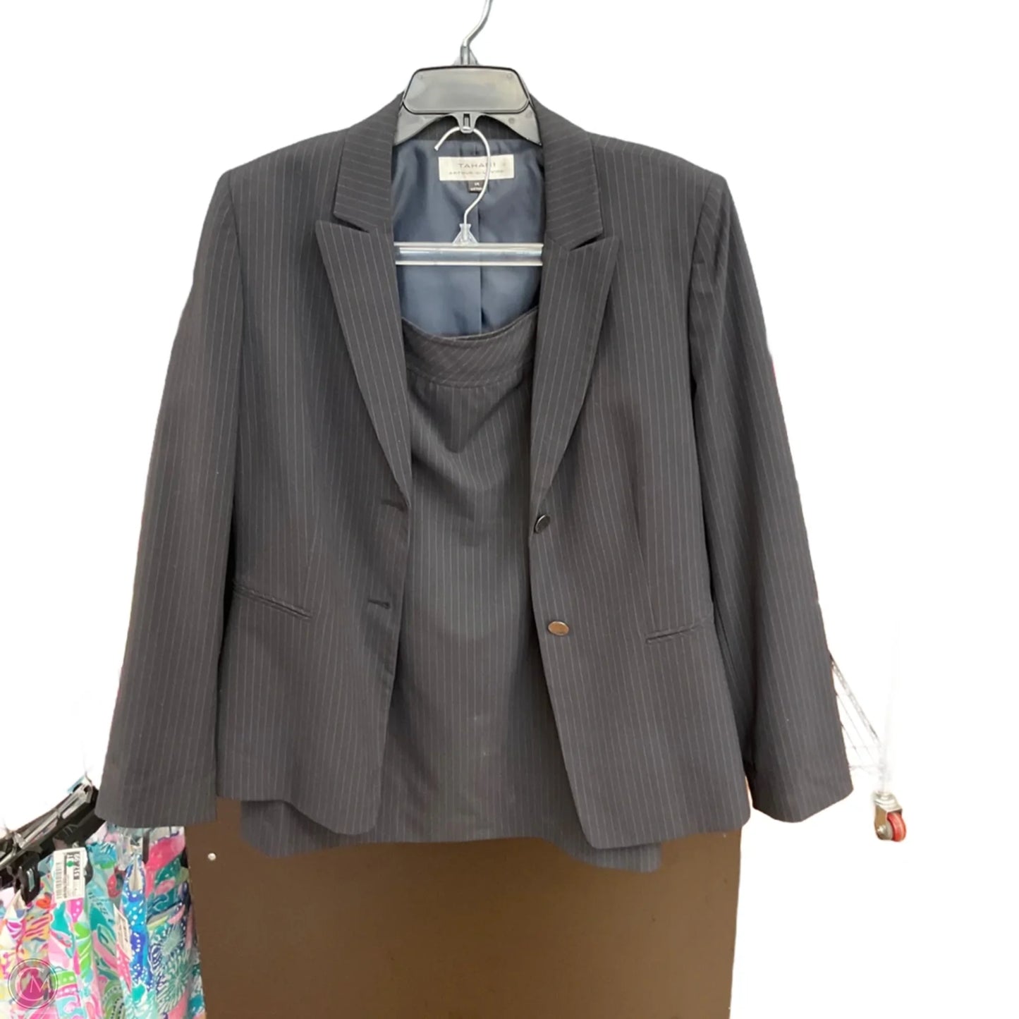 Skirt Set 2pc By Tahari In Navy, Size: 14