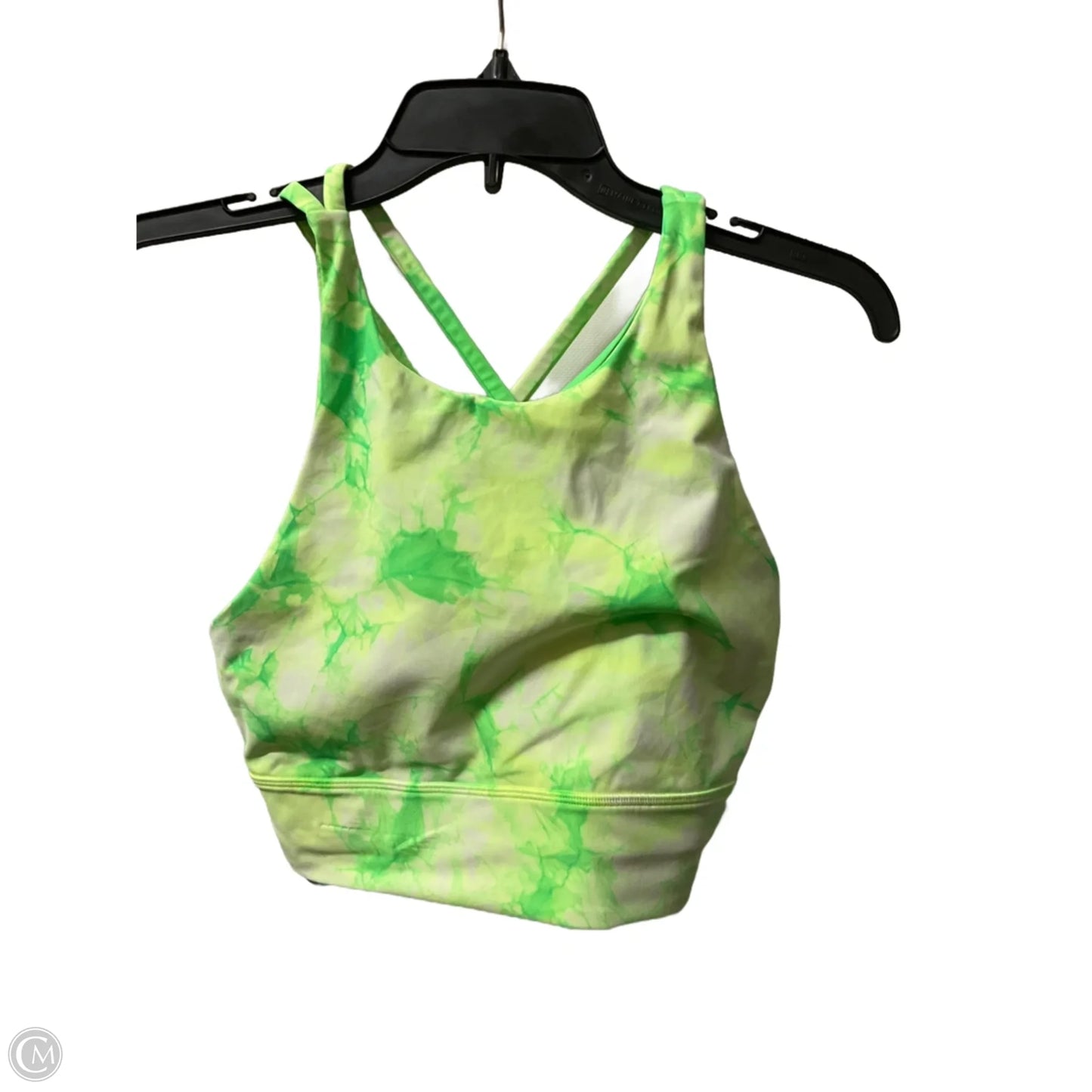 Athletic Bra By Lululemon In Green, Size: 10