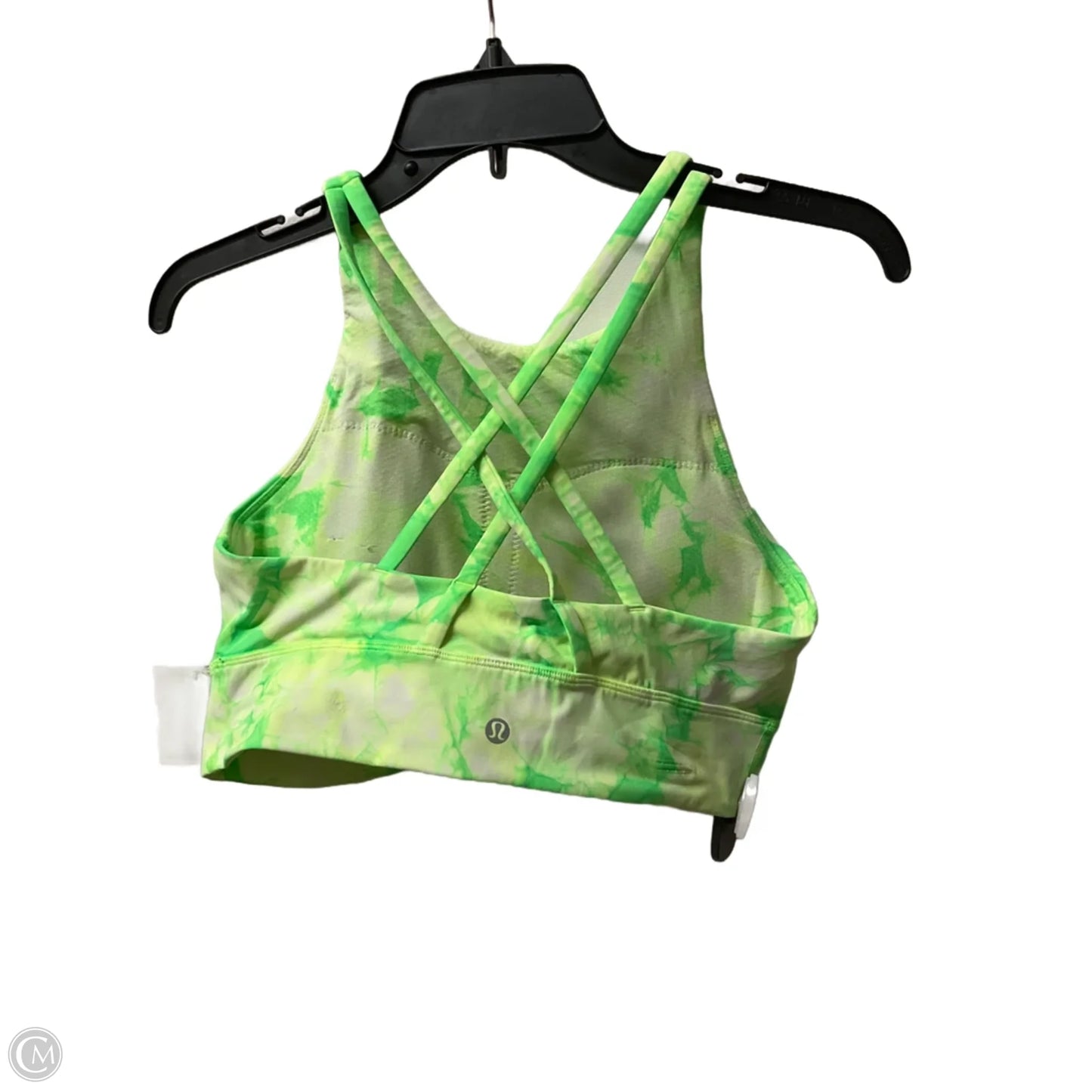 Athletic Bra By Lululemon In Green, Size: 10