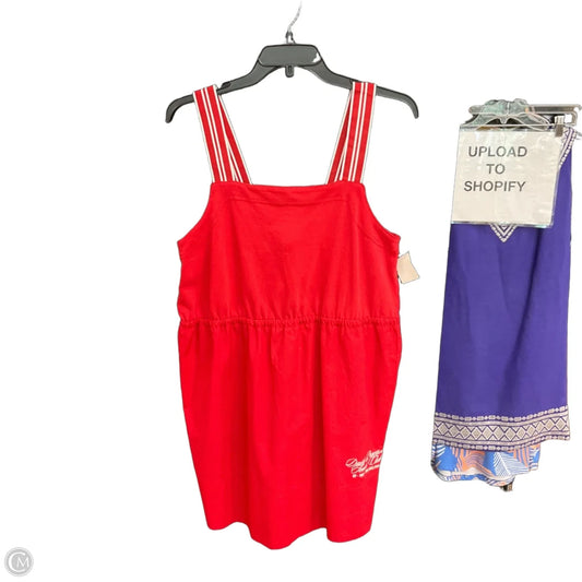 Dress Casual Midi By Daily Practice By Anthropologie In Red, Size: M