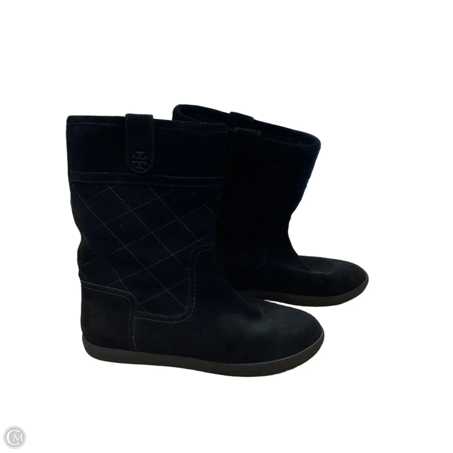 Boots Designer By Tory Burch In Black, Size: 8