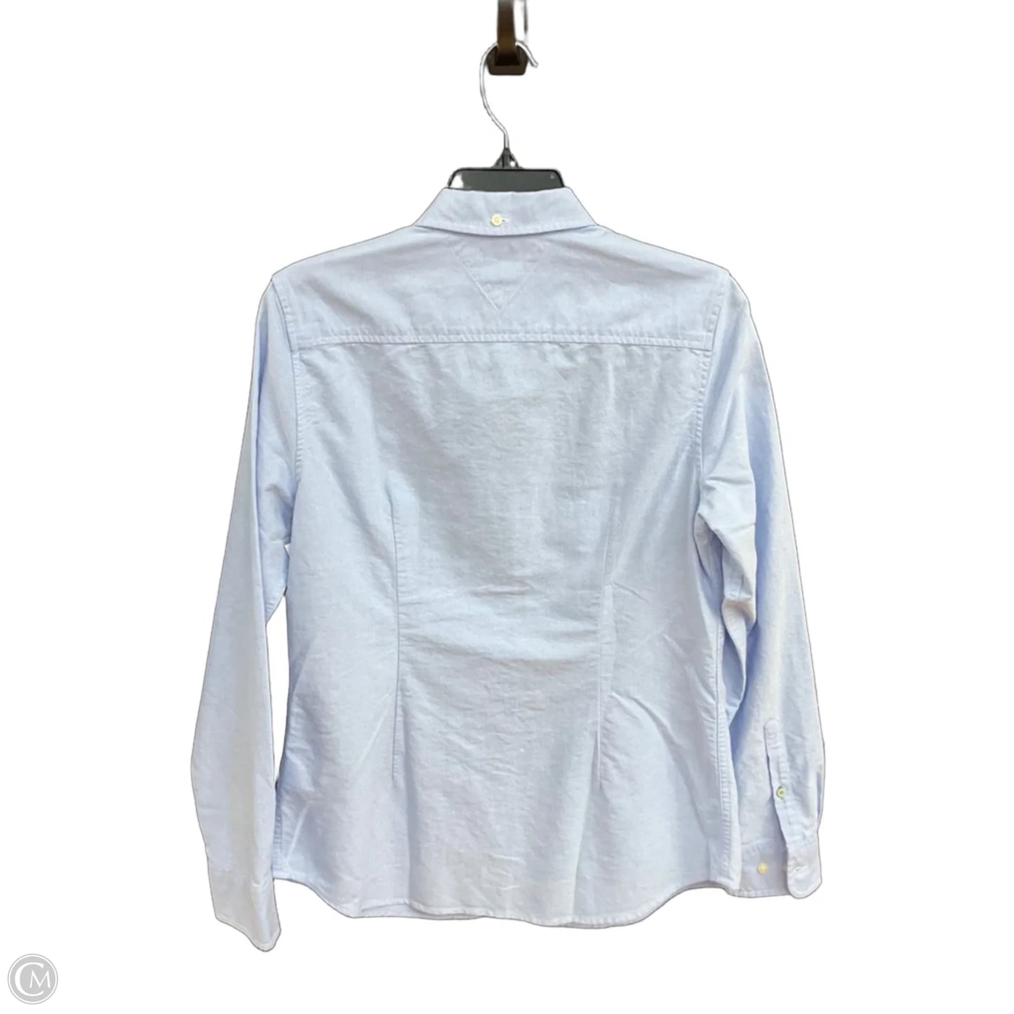 Blouse Long Sleeve By Tommy Hilfiger In Blue, Size: M