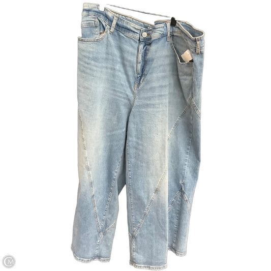 Jeans Wide Leg By Torrid In Blue, Size: 24