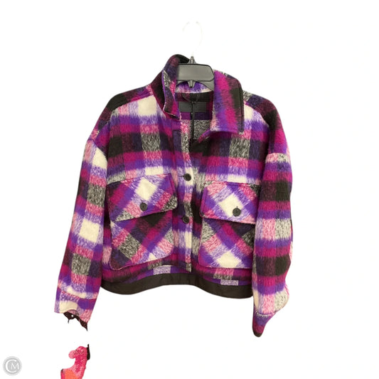 Jacket Fleece By Blanknyc In Purple, Size: Xs